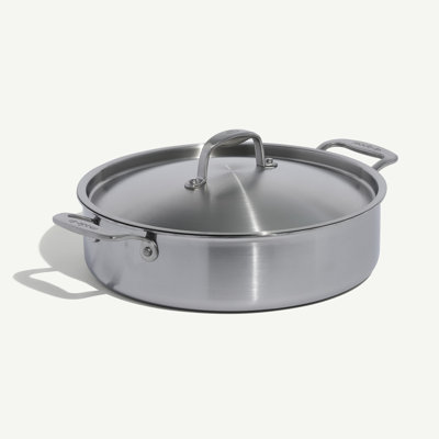 Stainless Clad 6 qt. Rondeau with Lid