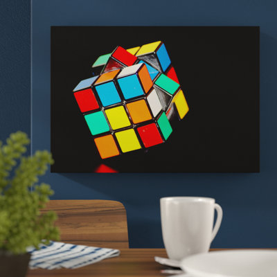 Rubik Cube Photographic - Wrapped Canvas