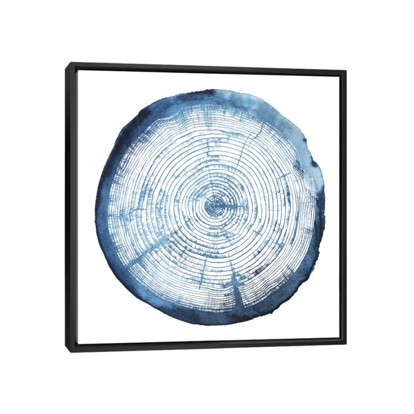 East Urban Home 'Tree Ring Overlay I' Graphic Art Print on Canvas ...
