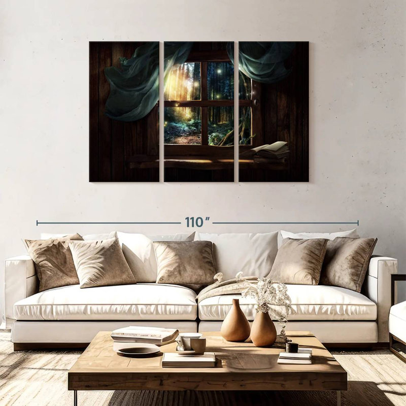 Lilie Magical Forest, 48" H x 74" W