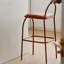 Chaise d'appoint orange à dossier solide (ensemble de 2)-547840475-547840477