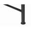 Bureau d'ordinateur, bureau personnel, ordinateur portable, tiroirs de rangement, travail, métal noir, transitionnel-772959073