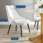 Chaise parsons capitonnée en velours-148914988