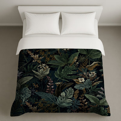 Tropical Foliage Pattern Duvet Covers