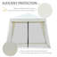 Tente pour auvent d'extérieur 10 pi x 10 pi Outsunny