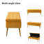 Banc de rangement rembourré en velours Kajana-1706549181