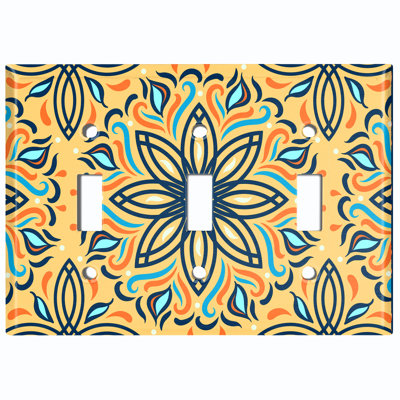 Patterned Toggle Light Switch Standard Wall Plate