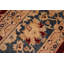 Tapis rouge / brun clair en laine noué à la main 10 pi 2 po x 13 pi 1 po Dorn