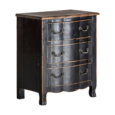 Moncayo 152.4cm W Solid Wood Bedside Table