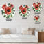 Vintage Red Poppies II - horloge murale traditionnelle-60282195