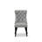 13-piece Kitchen Table Set a Rectangular Xtenczar Modern Dining Table and 12 Light Gray Polyester fabric mid-century Chair, Wire Brushed Black Finish.-122201381