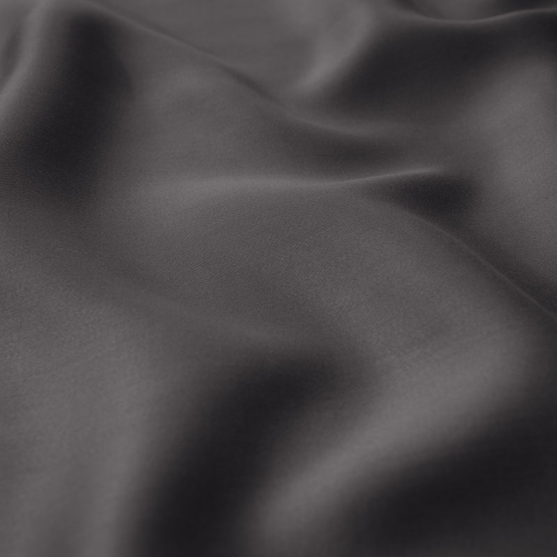 2 Piece Tencel Guest Room Pillowcase Set, 2 Standard Pillowcases, Forged Iron Gray
