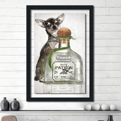 «Shots», reproduction de peinture à l'aquarelle sur toile tendue