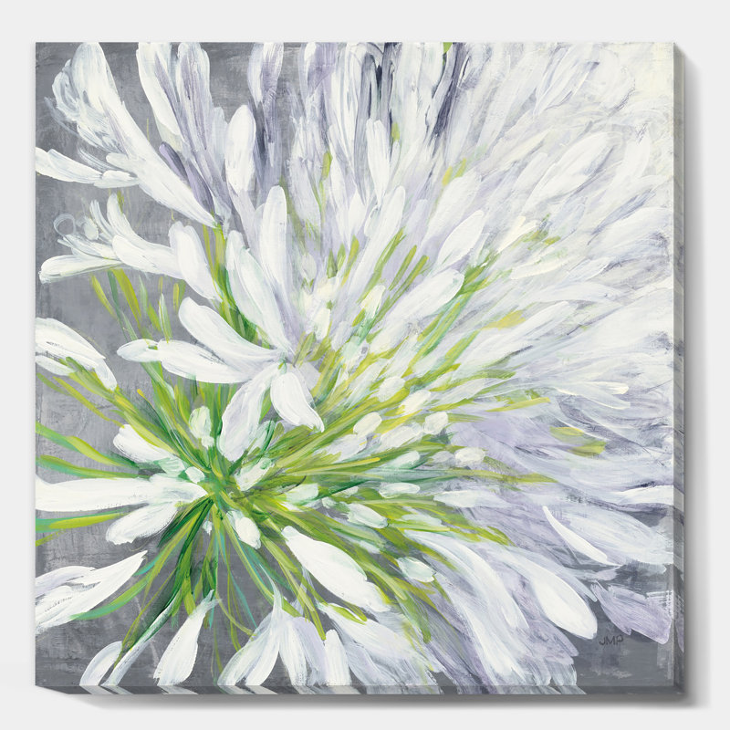«Flower Cleome Splash II», reproduction d'art sur toile tendue, H 30 po x l 30 po x P 1 po
