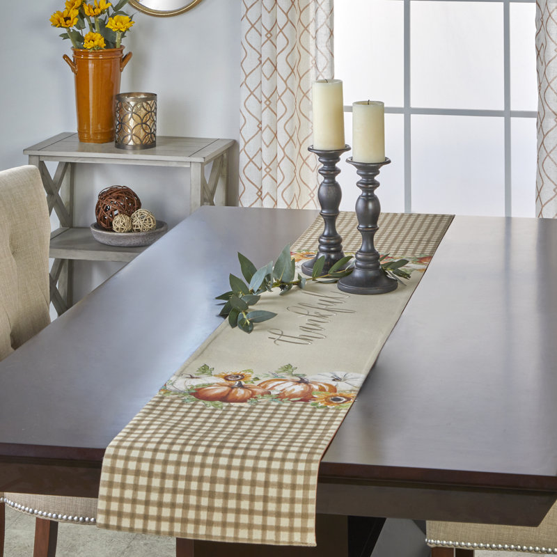 SKL Home Autumn Pumpkins Table Runner