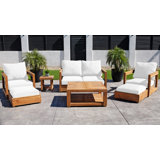 Chatsworth 7 Piece Love Seat Group With 36" Chat Table
