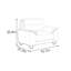 Chaise d'appoint simple et décontractée