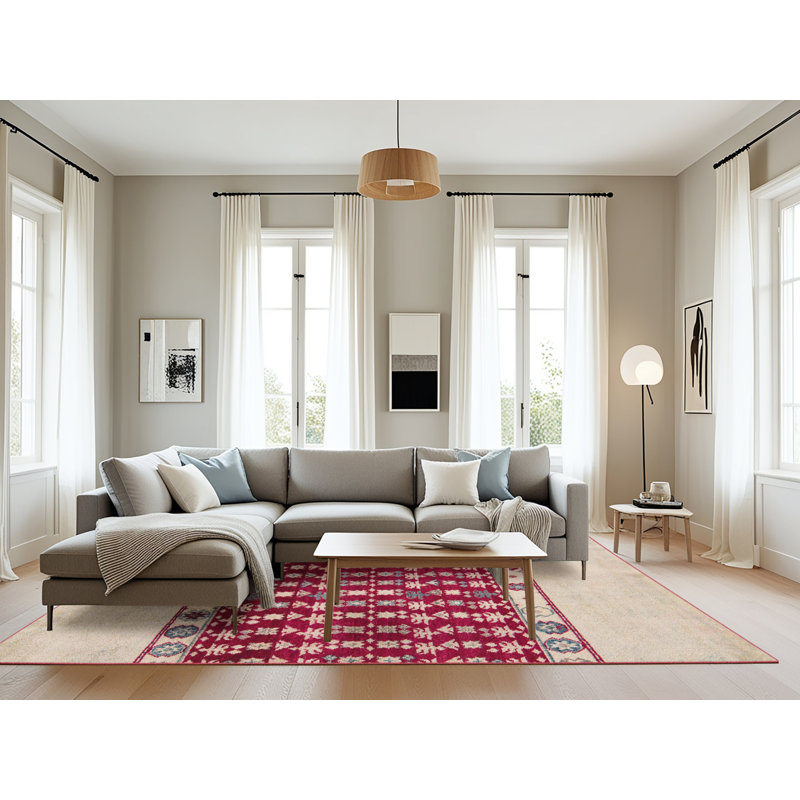Tapis abstrait moderne 5167, Rectangle 8 pi x 12 pi