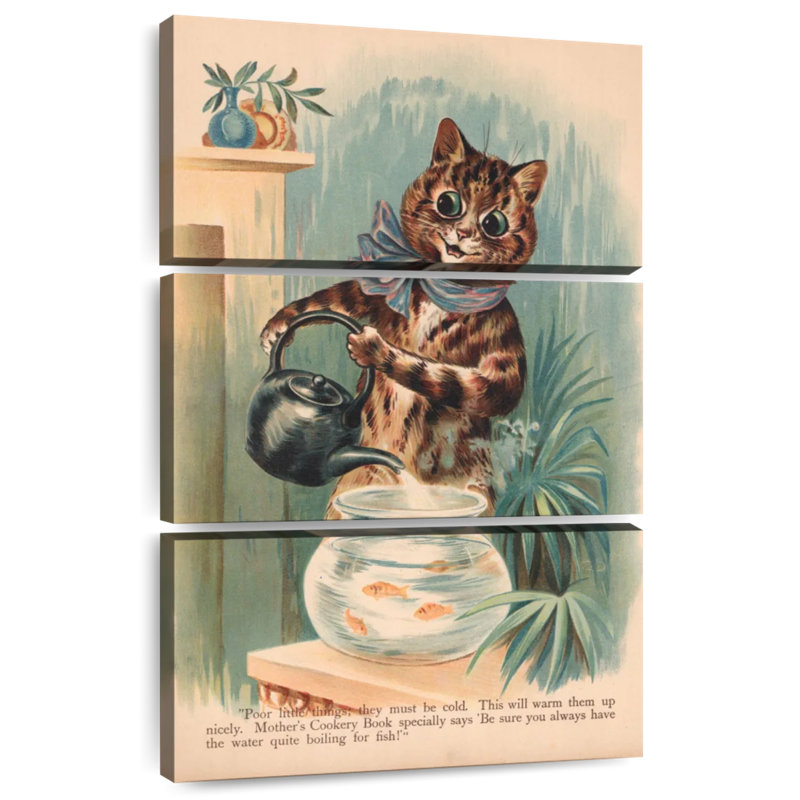 Brampt Louis Wain Cats V, H 32 po x l 20 po