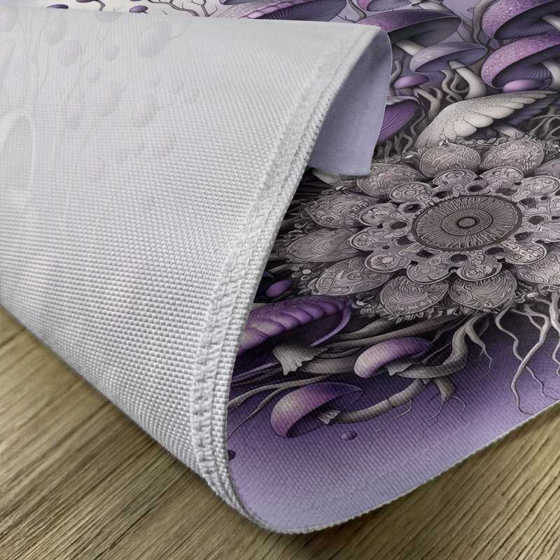 Ensemble de 4 napperons Ambesonne mauve mandala standard lilas violet