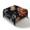Cottage Coral Blooms Unveiled - Floral Large Square Ottoman