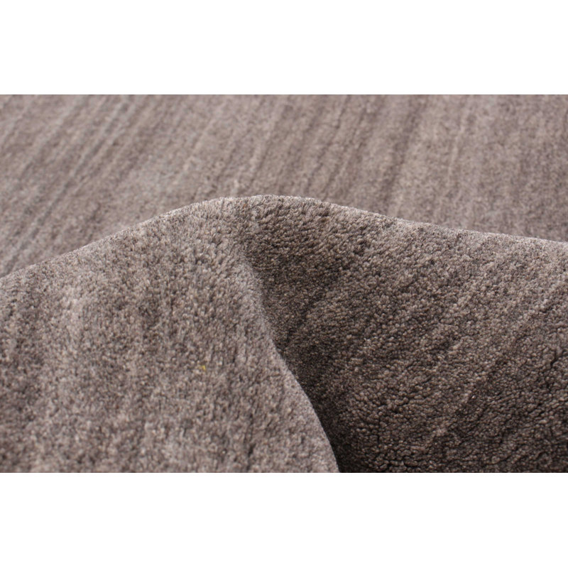 Tapis unique en laine noué à la main gris foncé nouvel âge 5 pi 3 po x 7 pi 9 po Kashkuli Gabbeh