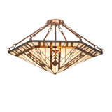 3 - Light Semi Flush Mount