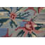 Tapis floral style chinois Dhurrie Kilim 6X9