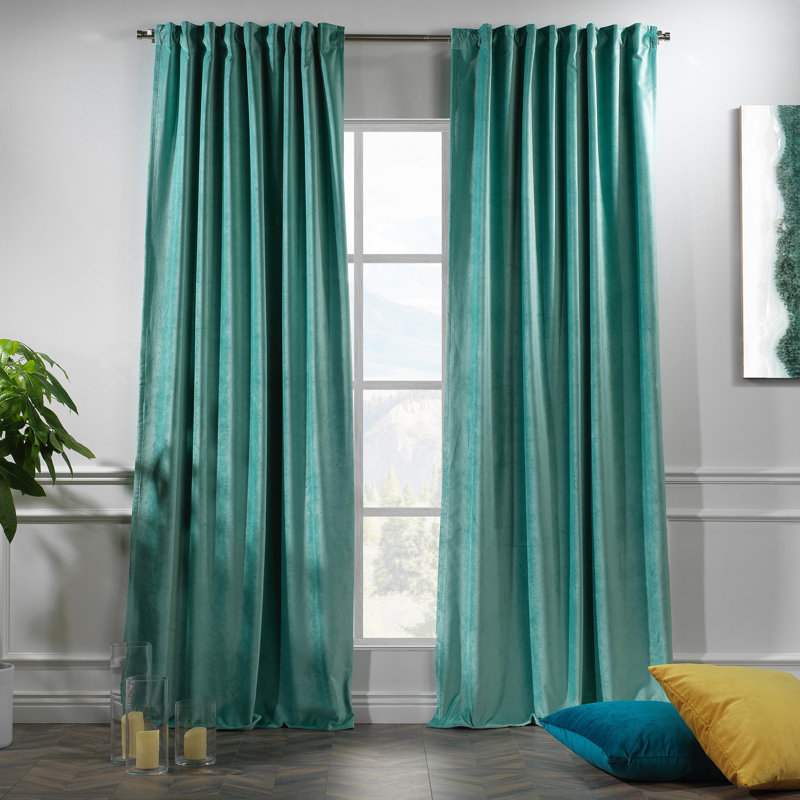 Decorative Double Panel in Matt, Extra Wide X Extra Long, L 52 po x L 72 po, 37 turquoise