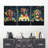 " Dogs Abstract Color Multi Piece Canvas Print " 3 - Pieces-93059153