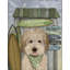 Art sur toile tendue «Dovecove Fab Funky Gallery»: Labradoodle, crème, Surf Shack-1691187145