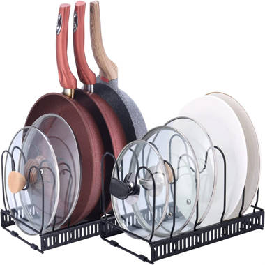 Prep & Savour Metal Rectangle Countertop / Cabinet Pot Rack