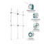 Aatika Adjustable Telescopic Clothing Rail Double-794641154