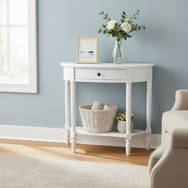 Miceli 160cm Solid Wood Top Console Table