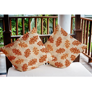 Polyfill Indoor / Outdoor Floral Square Throw Cushion