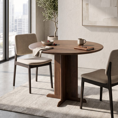 Bristol Round Solid Wood Dining Table