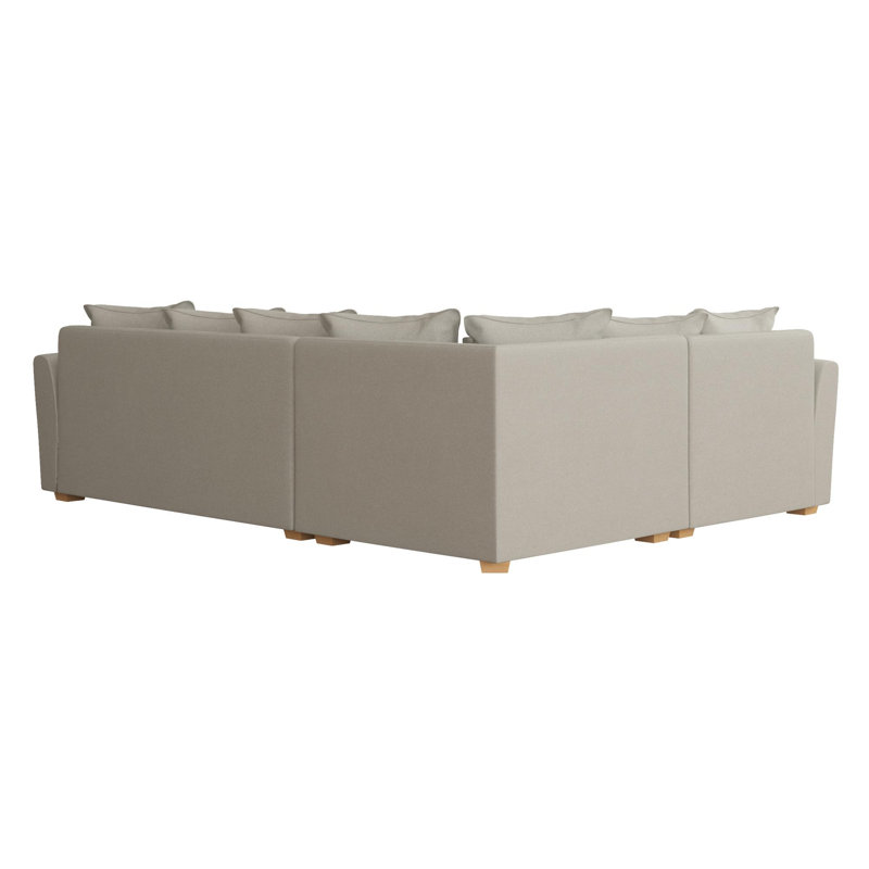 Wendleberry Corner with two seats, Scatter Back, Steel Polyester, Right Hand Facing