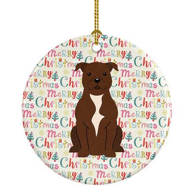 2.8'' Ceramic Animals Hanging Figurine Ornament
