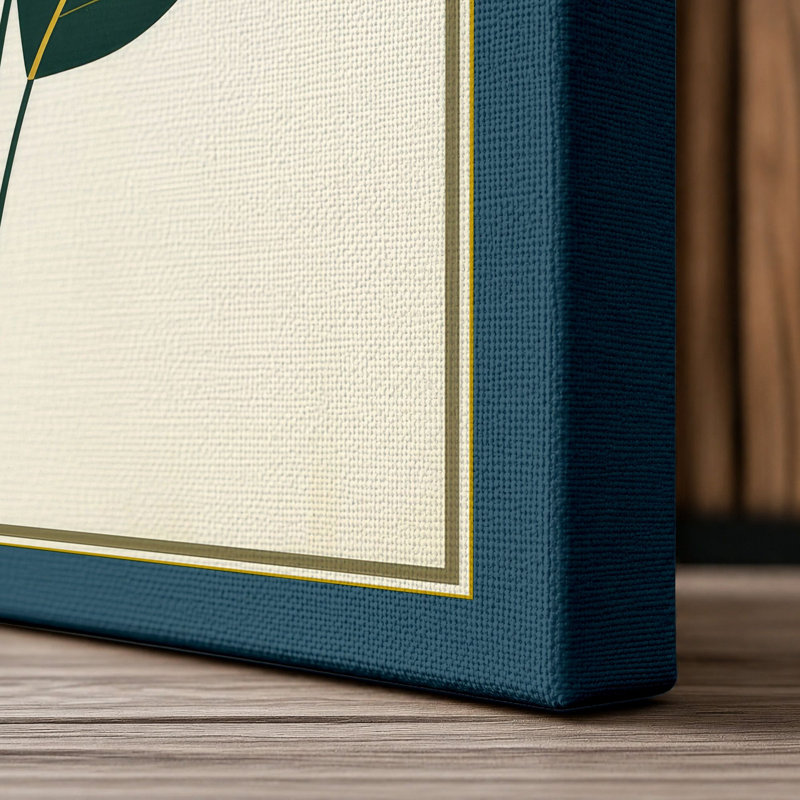 Print, 24x16 - 61.0 x 40.6 cm, Teal Border