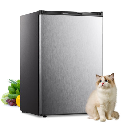 Portable Upright Freezer with Adjustable Temperature Controls for Home Kitchen Office Apartment