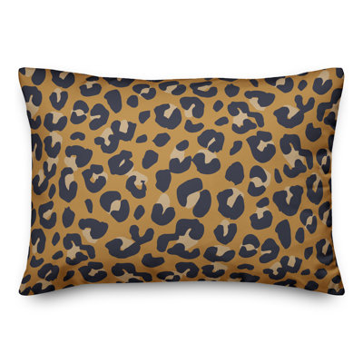 Coussin lombaire rectangulaire à imprimé animal