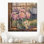 Blush pivoine et lavande - mélange de bouquets assortis - sur bois de pin naturel