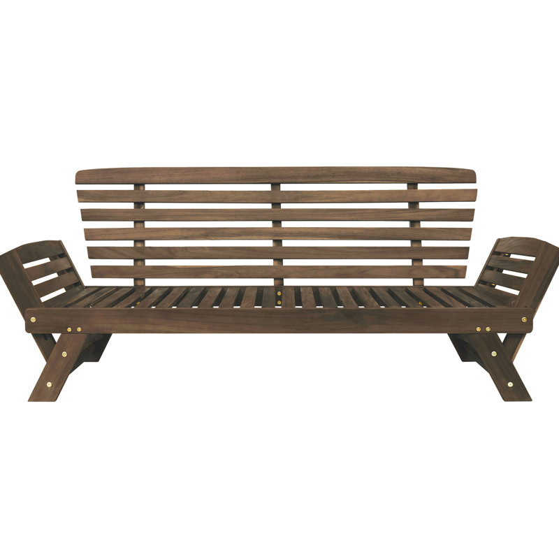 Outdoor Daybed With Adjustable Sides - Protected Cushions, Brown/gray Patio Multifunctional Use And Style Gray Brown Finish