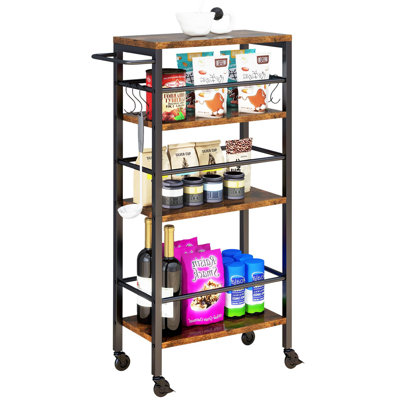 82cm H x 40cm W Utility Cart with Wheels