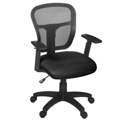 Regency Harrison Mesh Back Swivel Task Office Chair with Height Adjustable Arms