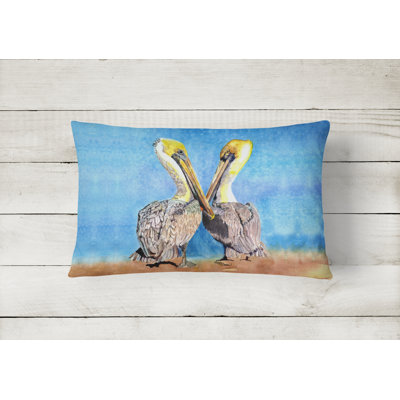 Outdoor Reversible Throw Pillow
