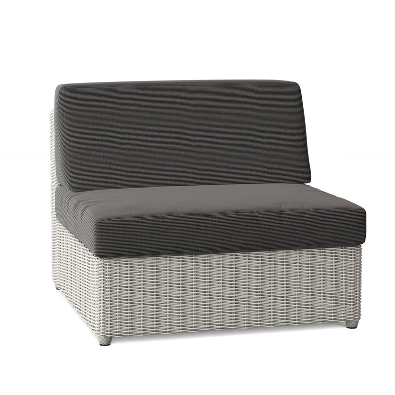 Sag Harbor Outdoor Lounge Chair, Canvas Rain, Sag Harbor Classic White