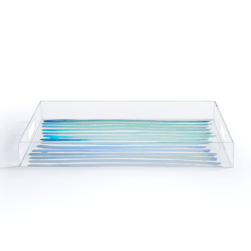 Koger Plastic / Acrylic Tray, 1" H x 8" W x 6" L