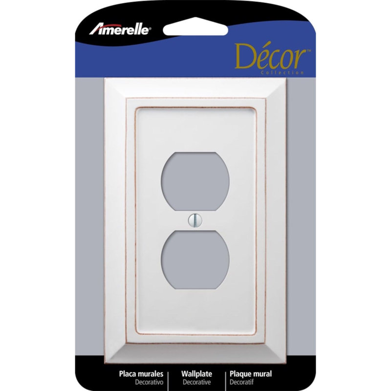 Ensemble de 1 plaque murale en bois blanc 1 bande Amerelle Savannah
