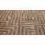 Tapis à motif géométrique, ton sur ton / uni, brun, contemporain, 5 pi x 8 pi (5 pi 3 po x 7 pi 7 po) Branch Modern-1712374303